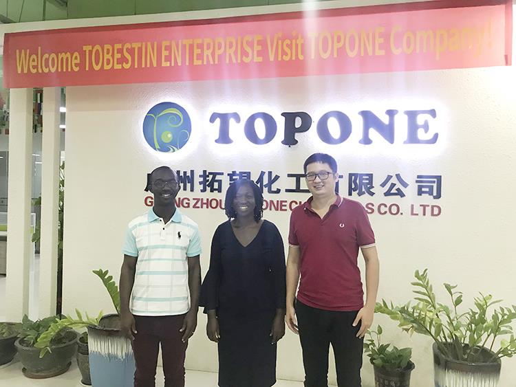 Bienvenue client Tobestin Enterprise du Ghana pour visiter Topone Company
